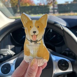 Corgi 12-month standup desk calendar